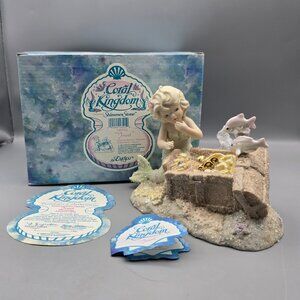 Collectible Enesco Coral Kingdom 1994 Limited Edition Mermaid "Jewel"